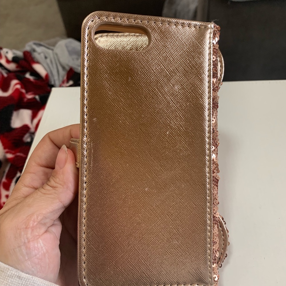 Disney Parks Rosegold IPhone Plus 7 phone wallet - Picture 4 of 4